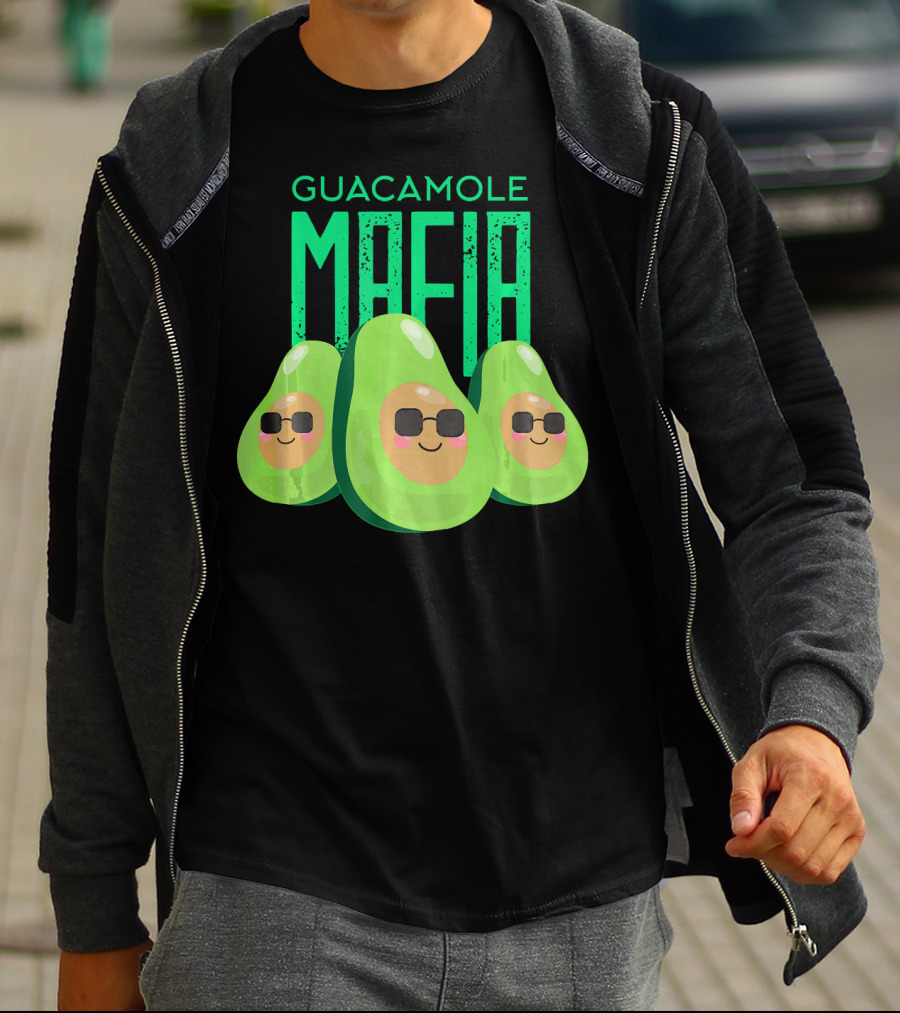 Guacamole Mafia Avogato Cool Avocado T-Shirt