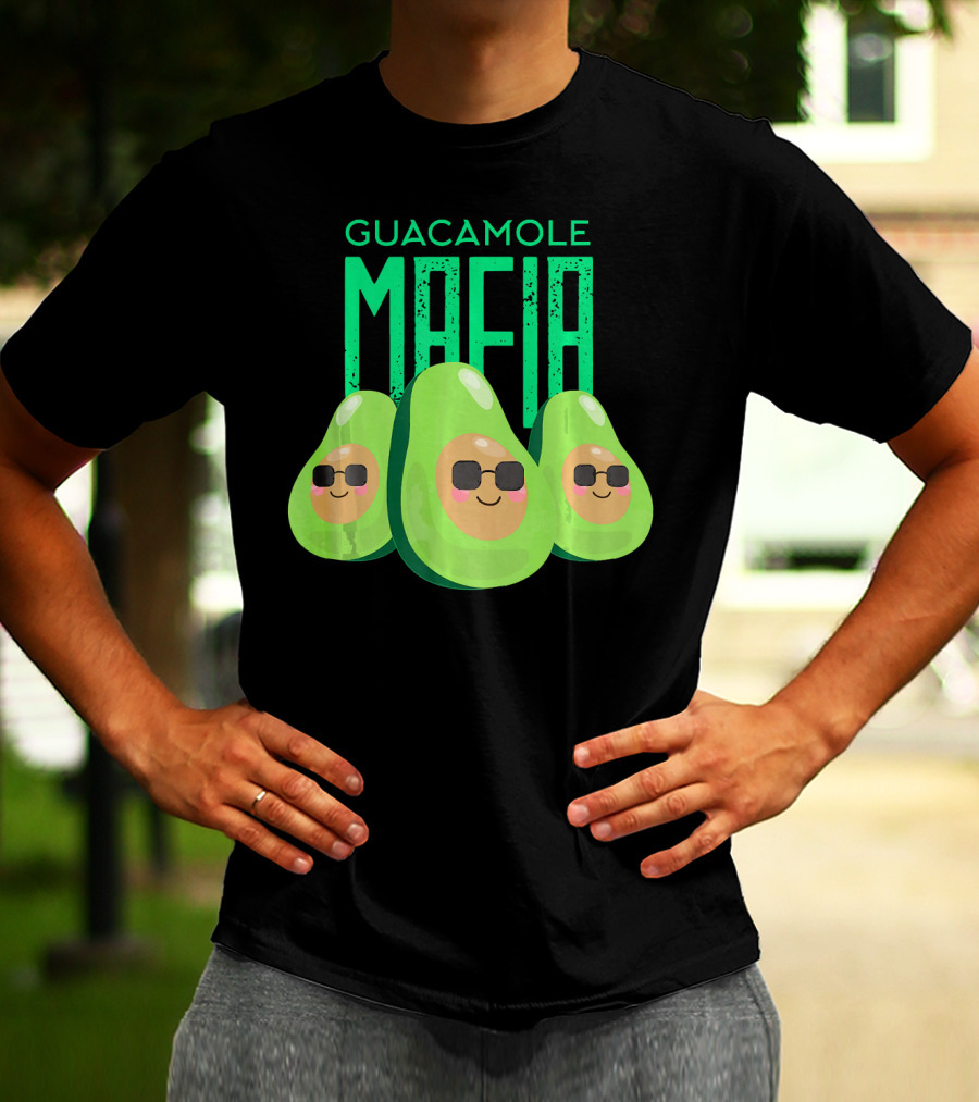 Guacamole Mafia Avogato Cool Avocado T-Shirt