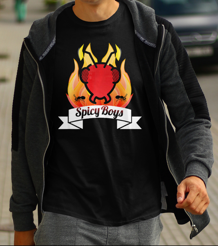 Spicy Boys Fire Ants Flame T-Shirt