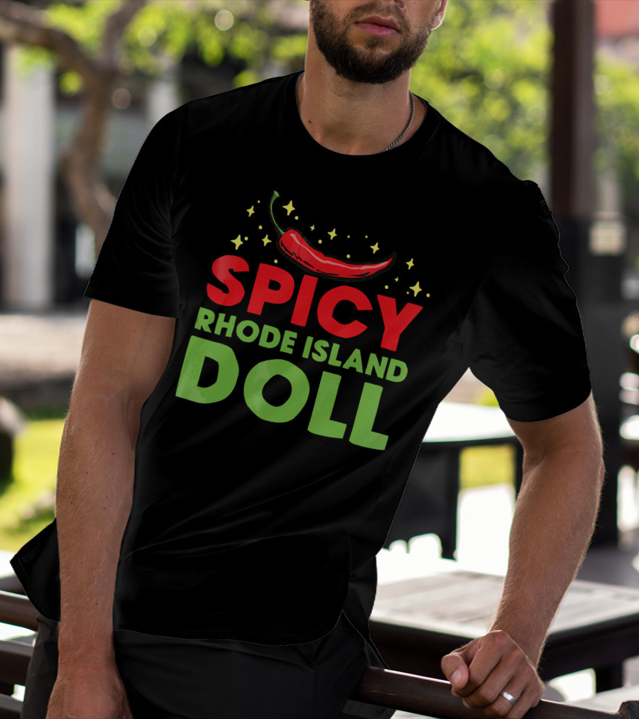 Spicy Rhode Island Doll Chili Pepper T-Shirt