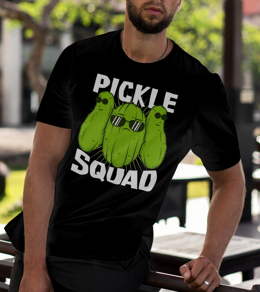 Pickle Squad Cool Sunglasses Trio T-Shirt