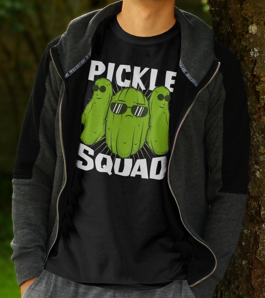 Pickle Squad Cool Sunglasses Trio T-Shirt