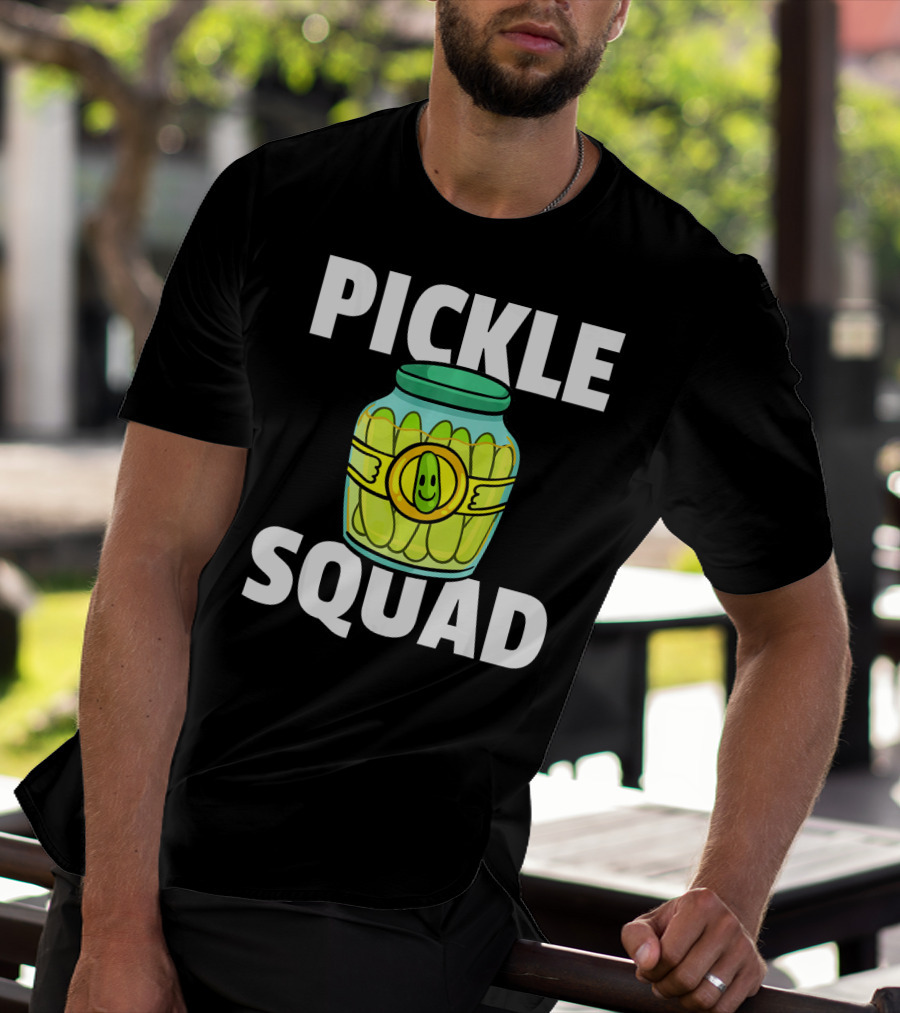 Pickle Squad Happy Pickle Jar T-Shirt