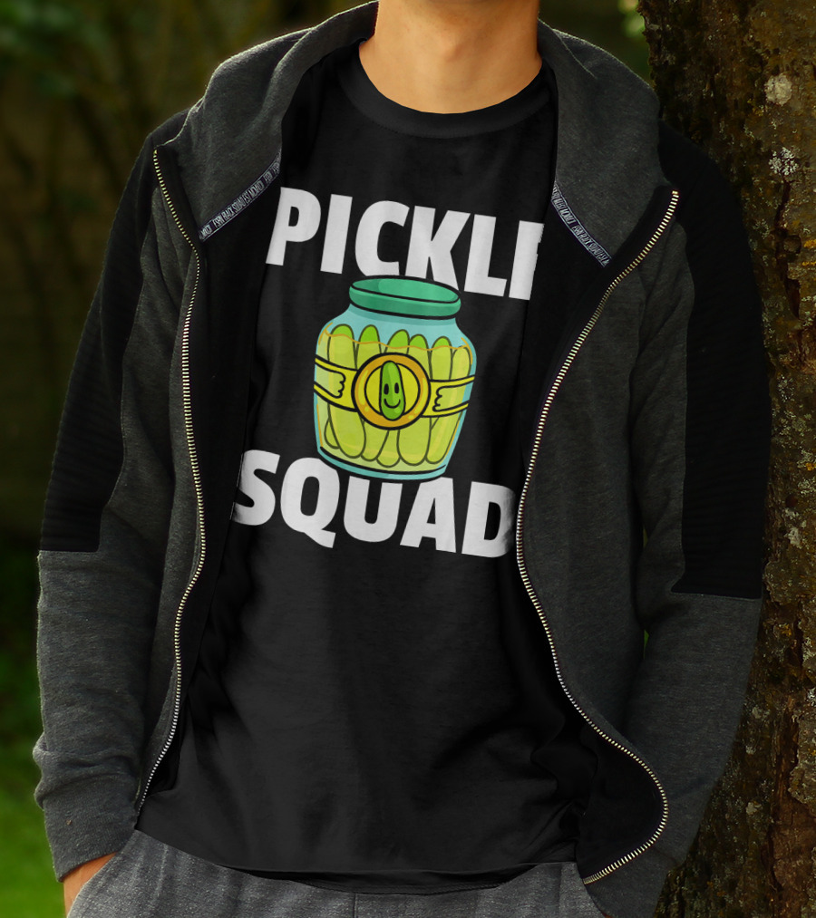 Pickle Squad Happy Pickle Jar T-Shirt