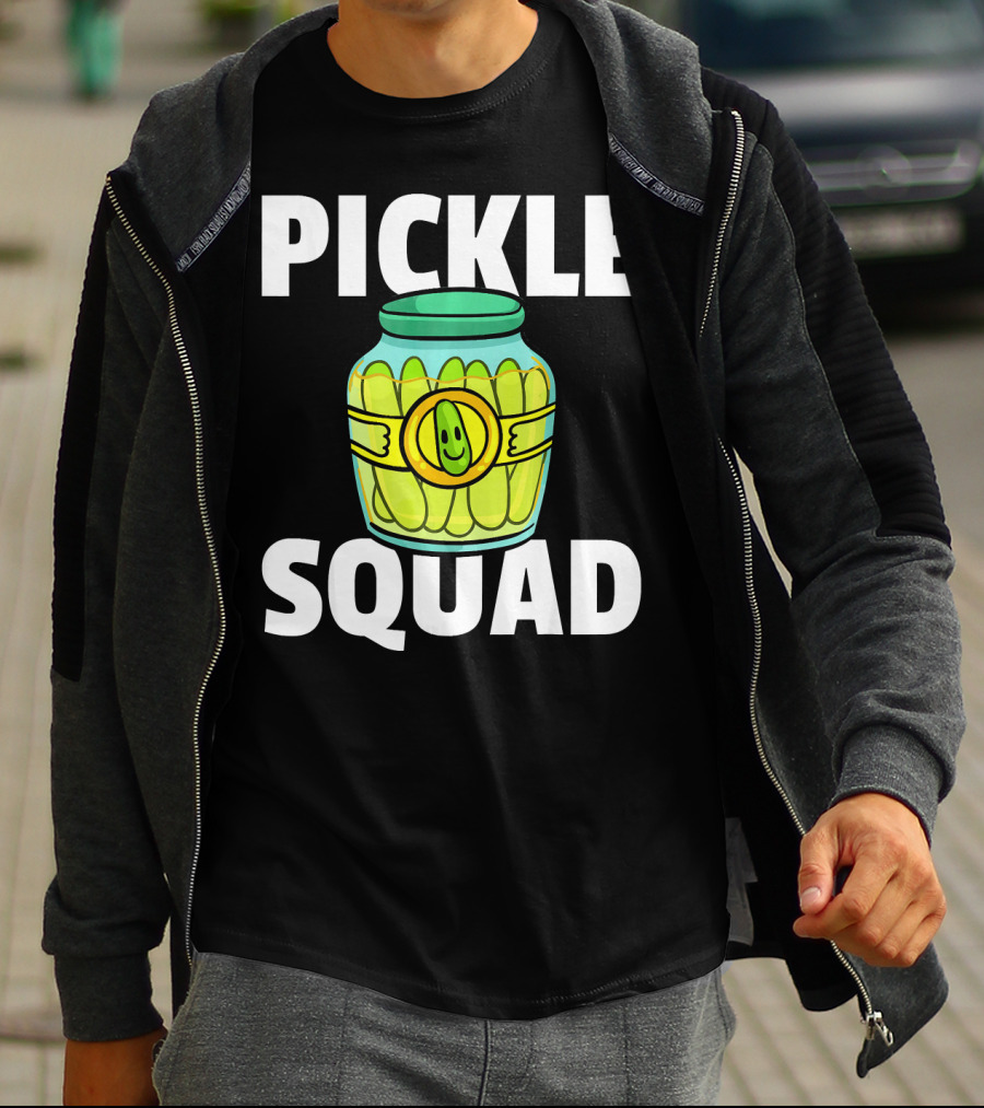 Pickle Squad Happy Pickle Jar T-Shirt