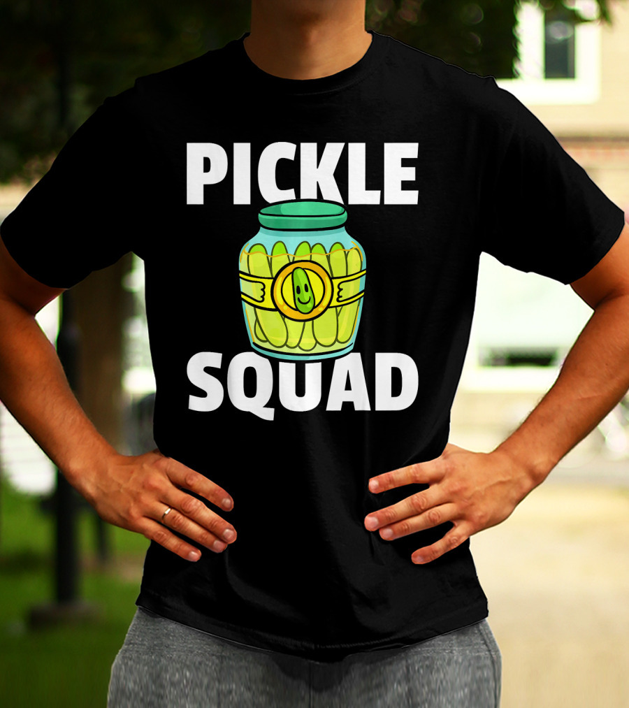 Pickle Squad Happy Pickle Jar T-Shirt