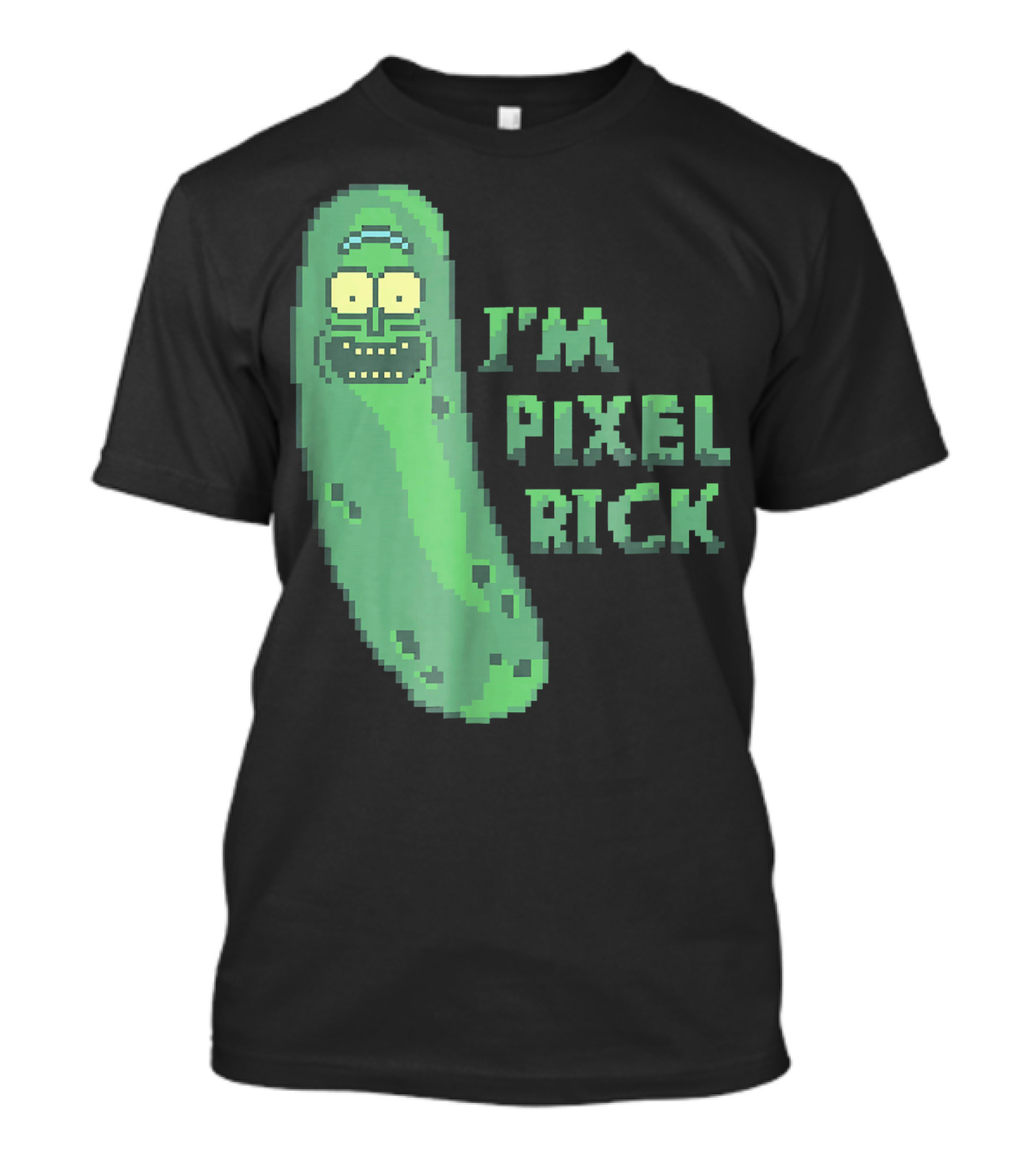 Mademark X Rick And Morty I'm Pixel Rick Pickle T-Shirt