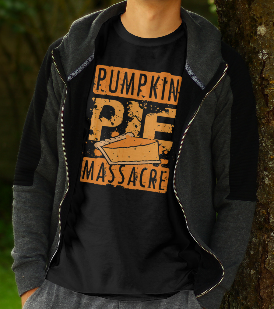 Pumpkin Pie Massacre Slice T-Shirt