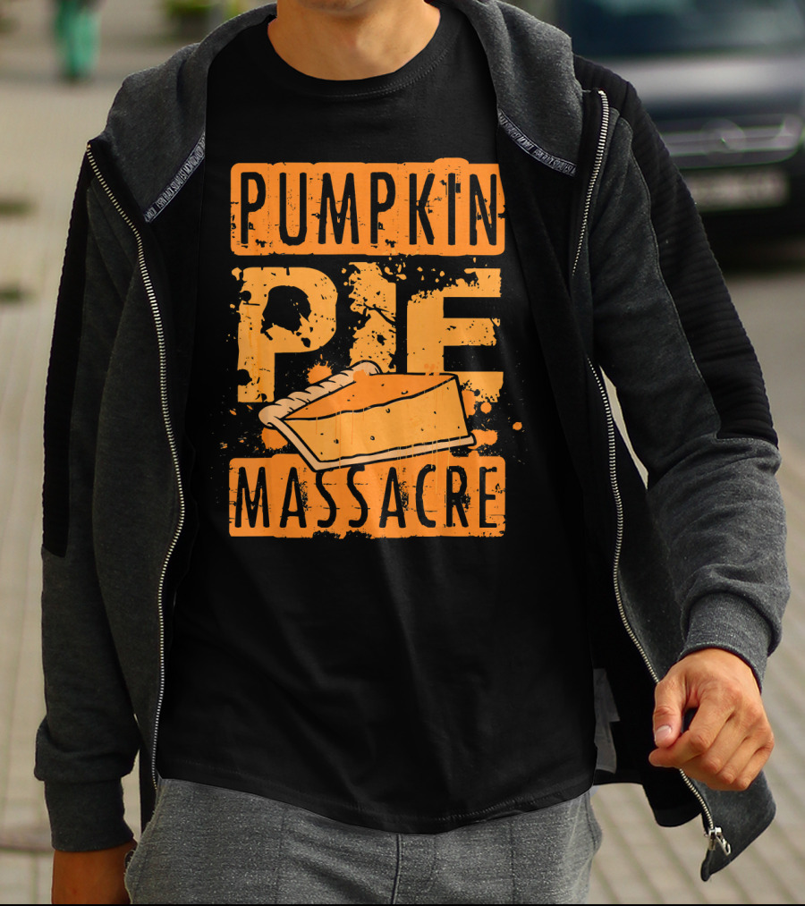 Pumpkin Pie Massacre Slice T-Shirt
