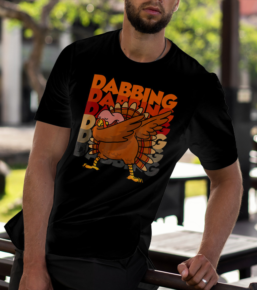 Dabbing Dabbing Dabbing Turkey T-Shirt