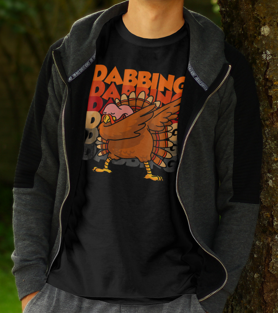 Dabbing Dabbing Dabbing Turkey T-Shirt
