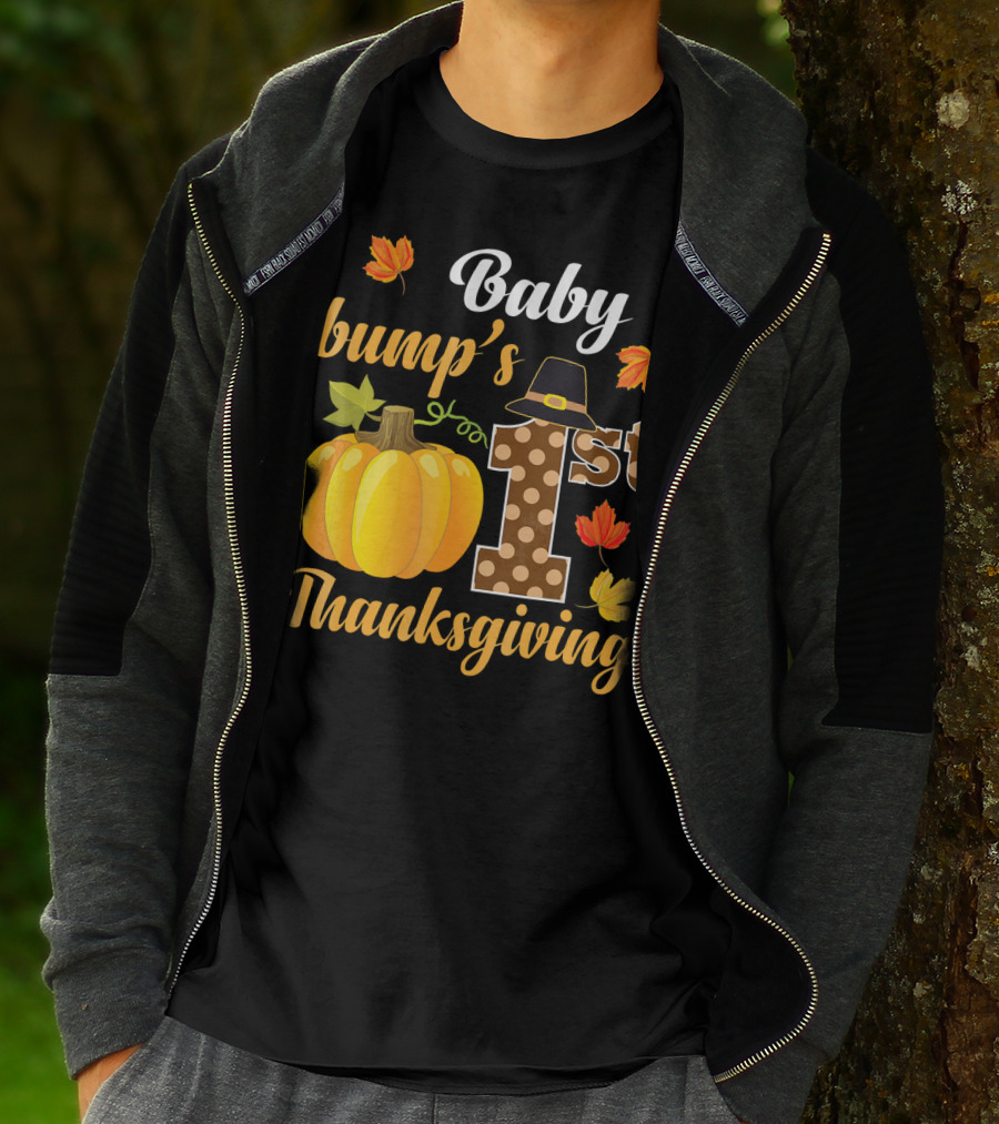 Baby Bump's 1st Thanksgiving T-Shirt