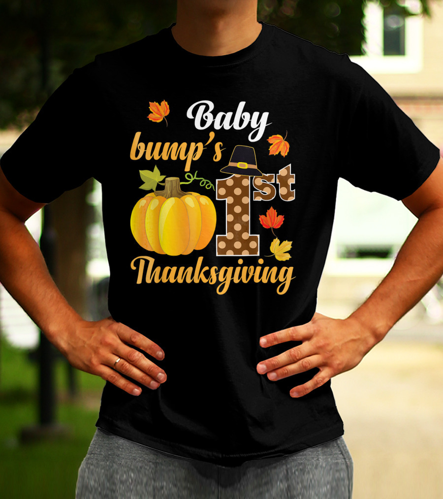 Baby Bump's 1st Thanksgiving T-Shirt
