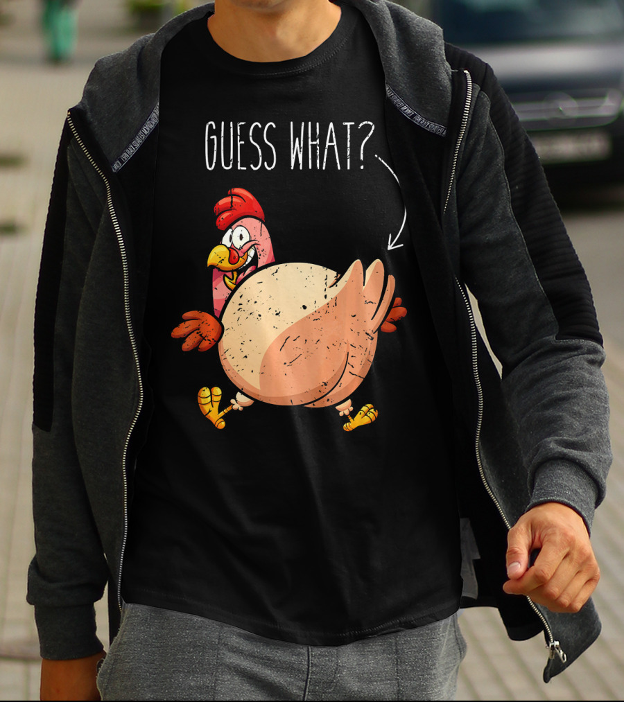 Guess What Turkey Funny Butt Joke T-Shirt