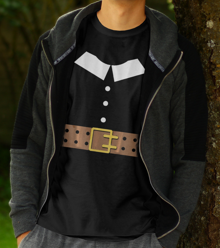 Thanksgiving Pilgrim Costume Belt Turkey Day Classic T-Shirt