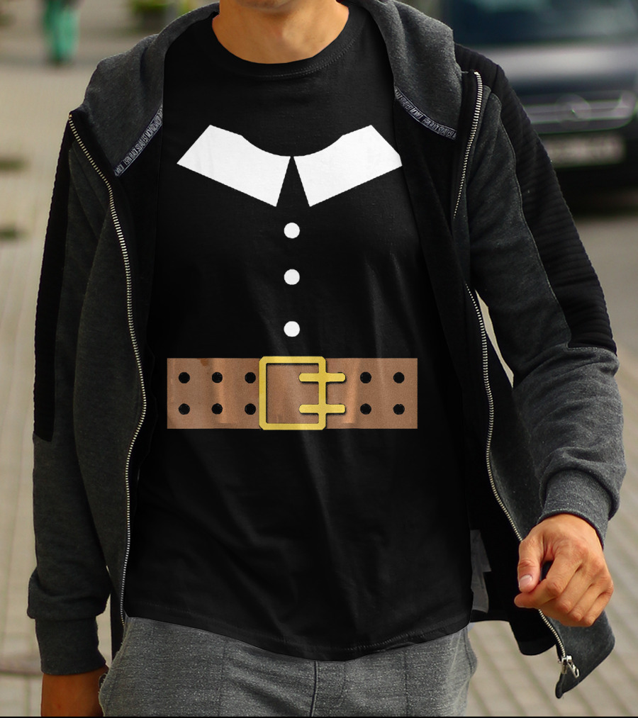 Thanksgiving Pilgrim Costume Belt Turkey Day Classic T-Shirt