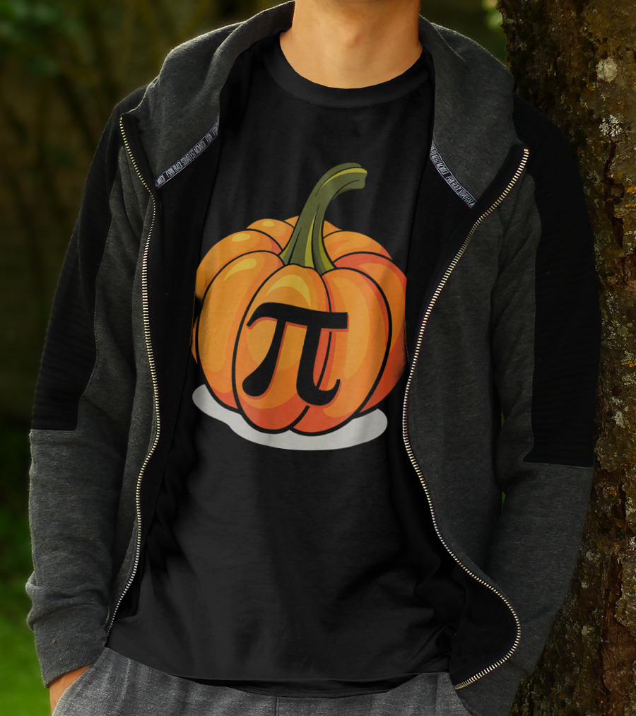 Pumpkin Pi Pie Funny Nerdy Thanksgiving T-Shirt