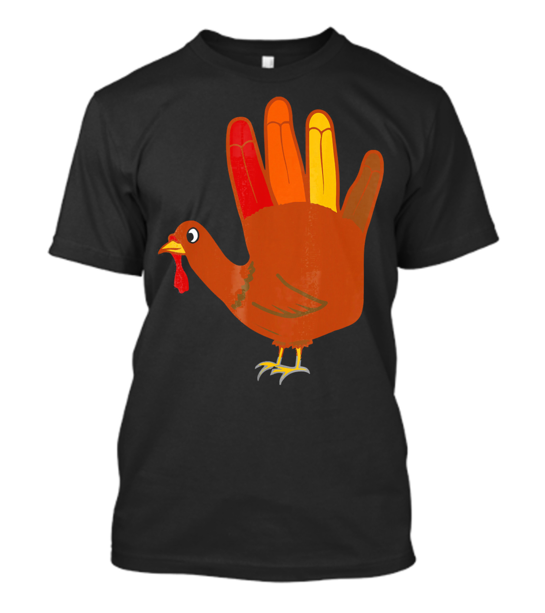 Thanksgiving Handprint Turkey T-Shirt