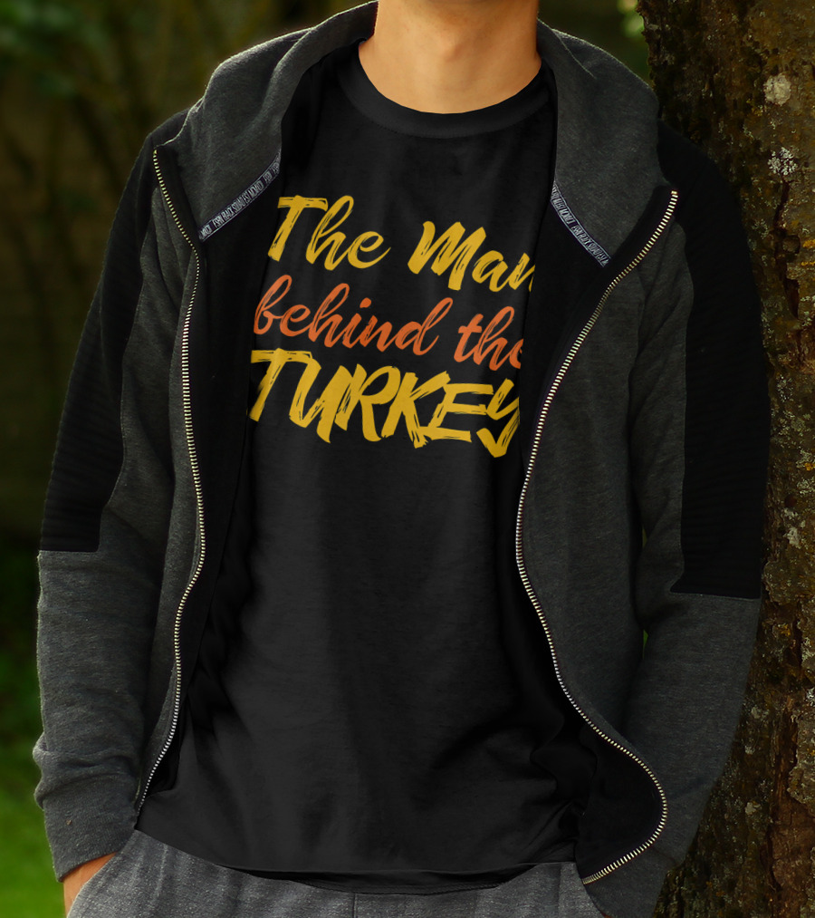 The Man Behind The Turkey T-Shirt