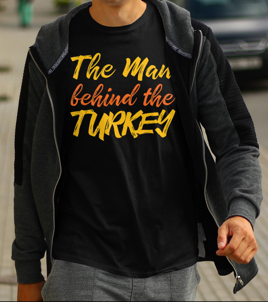 The Man Behind The Turkey T-Shirt
