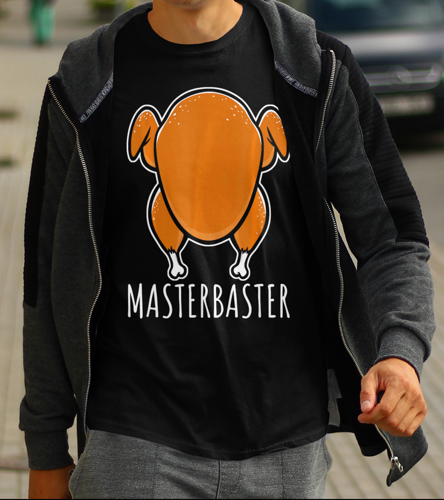Thanksgiving Turkey Humor Masterbaster Playful T-Shirt