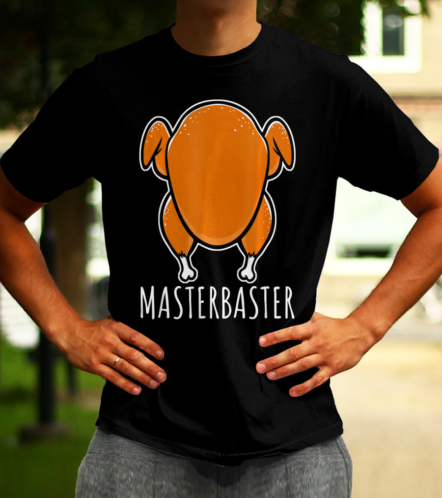 Thanksgiving Turkey Humor Masterbaster Playful T-Shirt