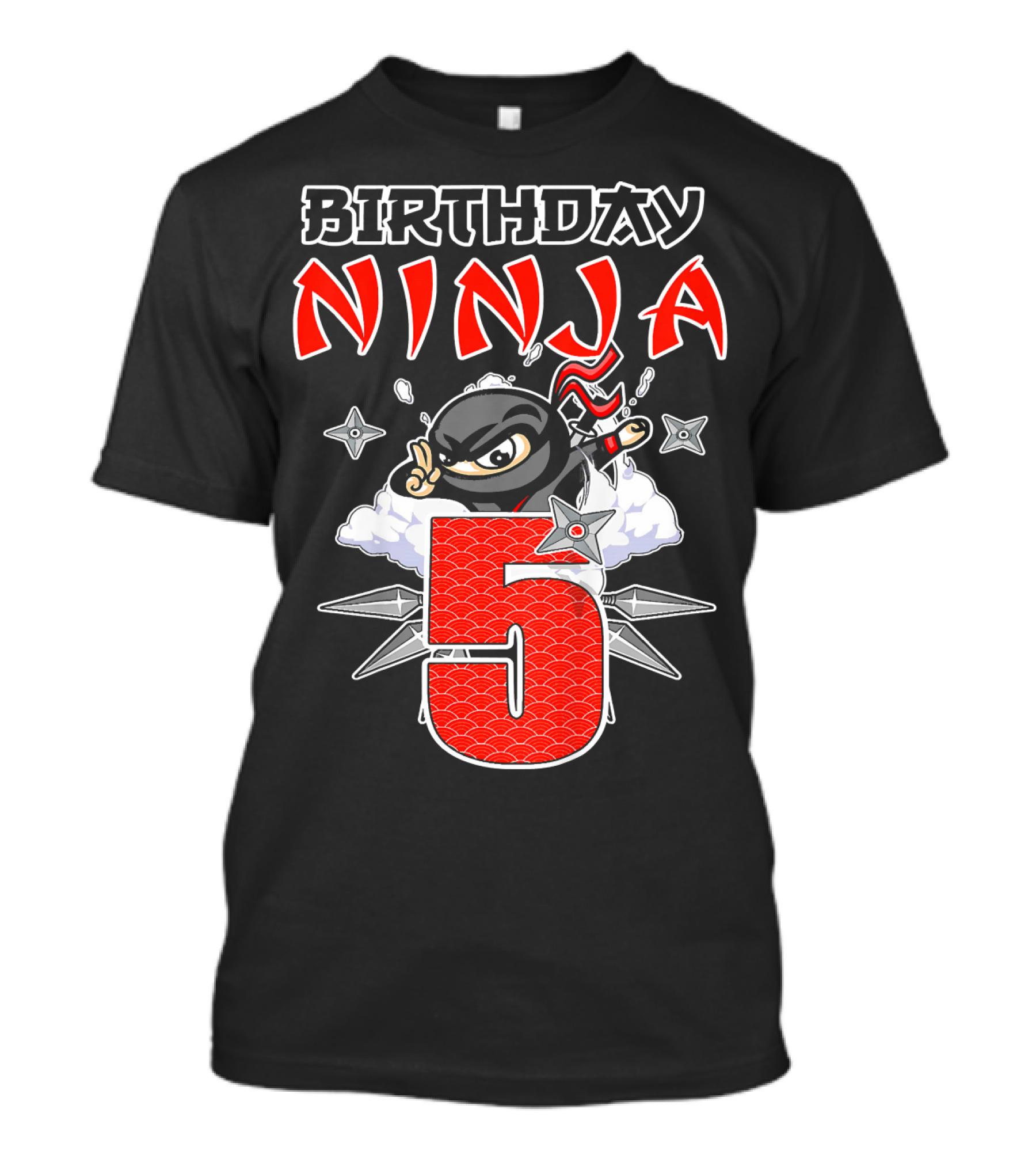 Birthday Ninja 5th T-Shirt