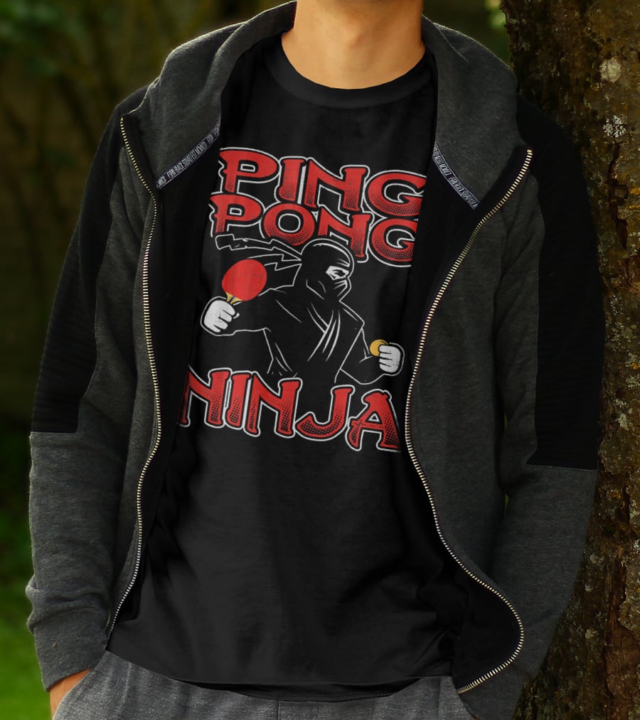 Ping Pong Ninja Funny Ping Pong T-Shirt