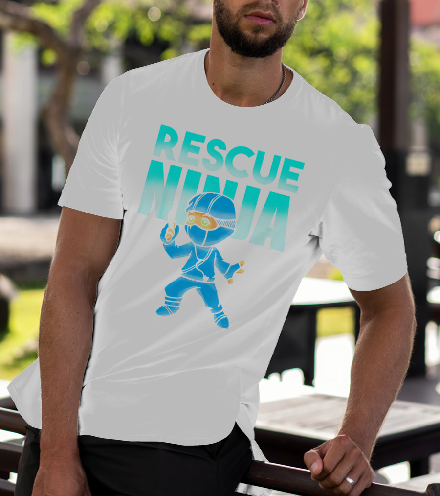 Rescue Ninja Nurses Nursing Day Men Pediatric Hero T-Shirt