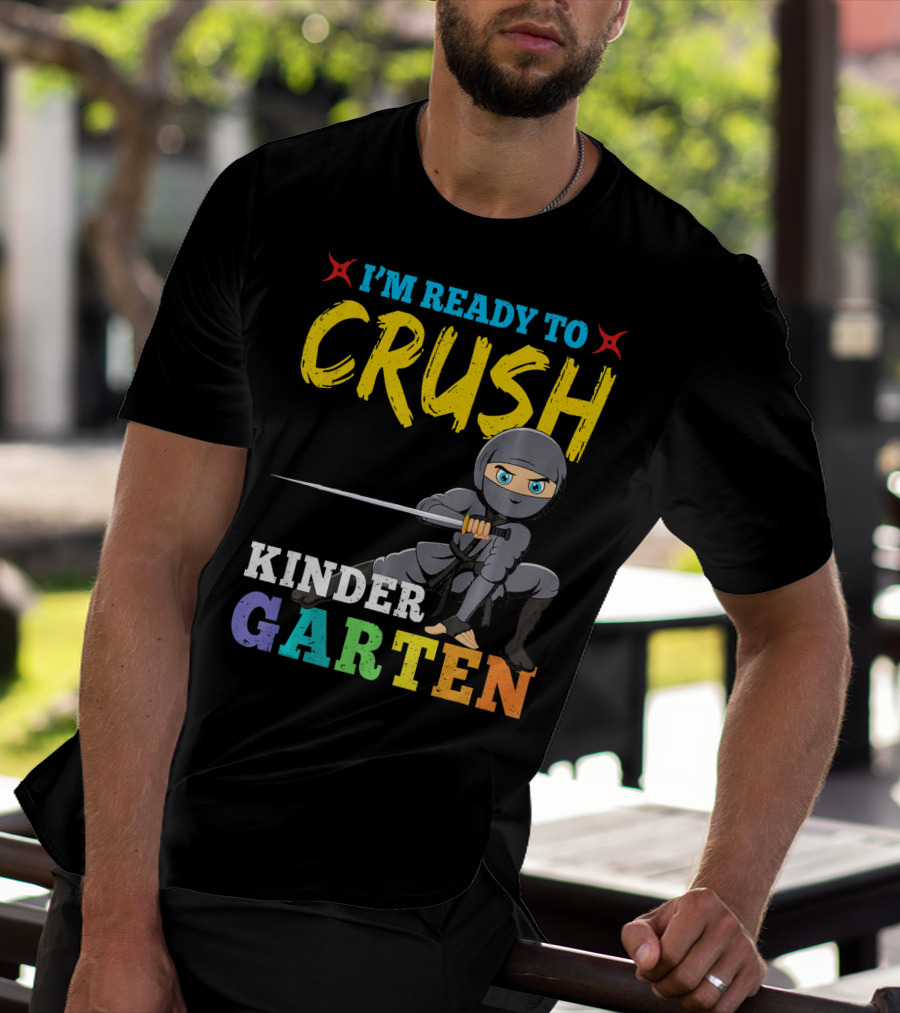 I'm Ready To Crush Kindergarten Ninja Girls T-Shirt