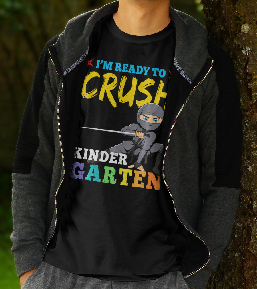 I'm Ready To Crush Kindergarten Ninja Girls T-Shirt