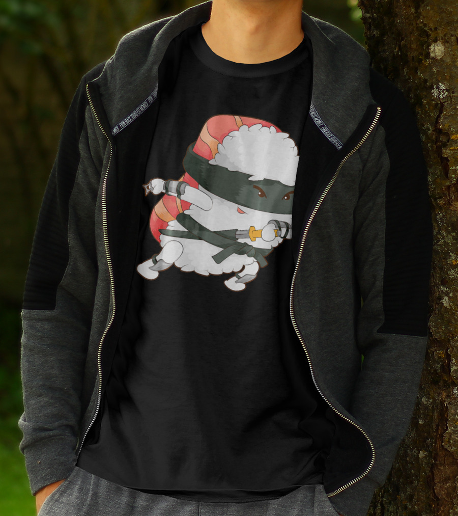 Funny Cute Sushi Ninja Maki Lover Japan T-Shirt