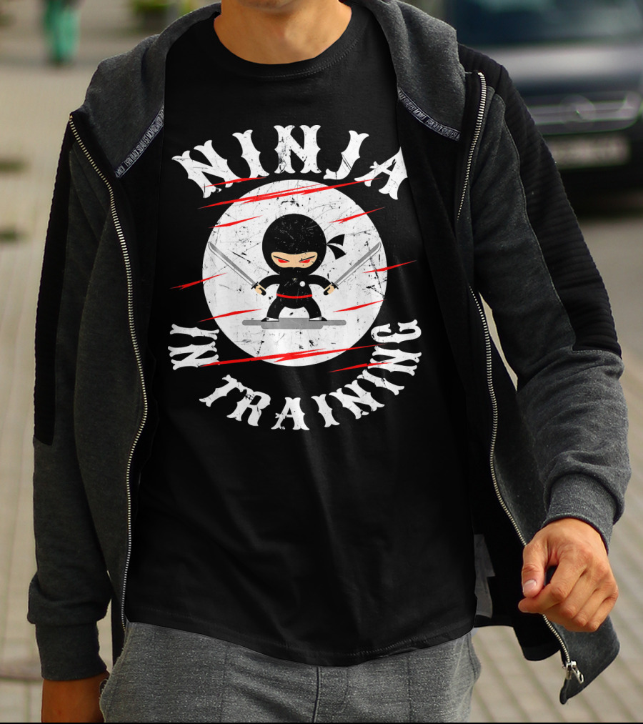 Ninja In Training Distressed Children's T-Shirt