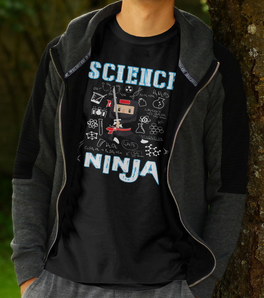 Science Ninja Chemistry Adventures Cool Science T-Shirt