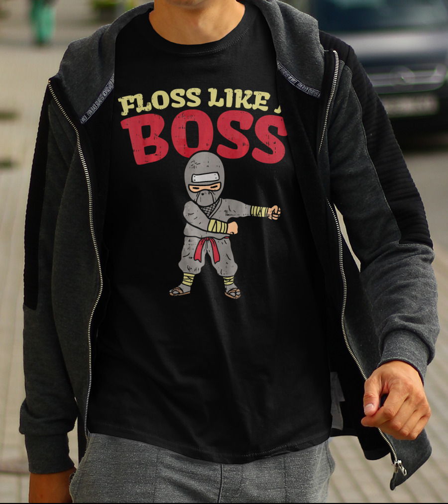 Floss Like A Boss Dance Ninja T-Shirt
