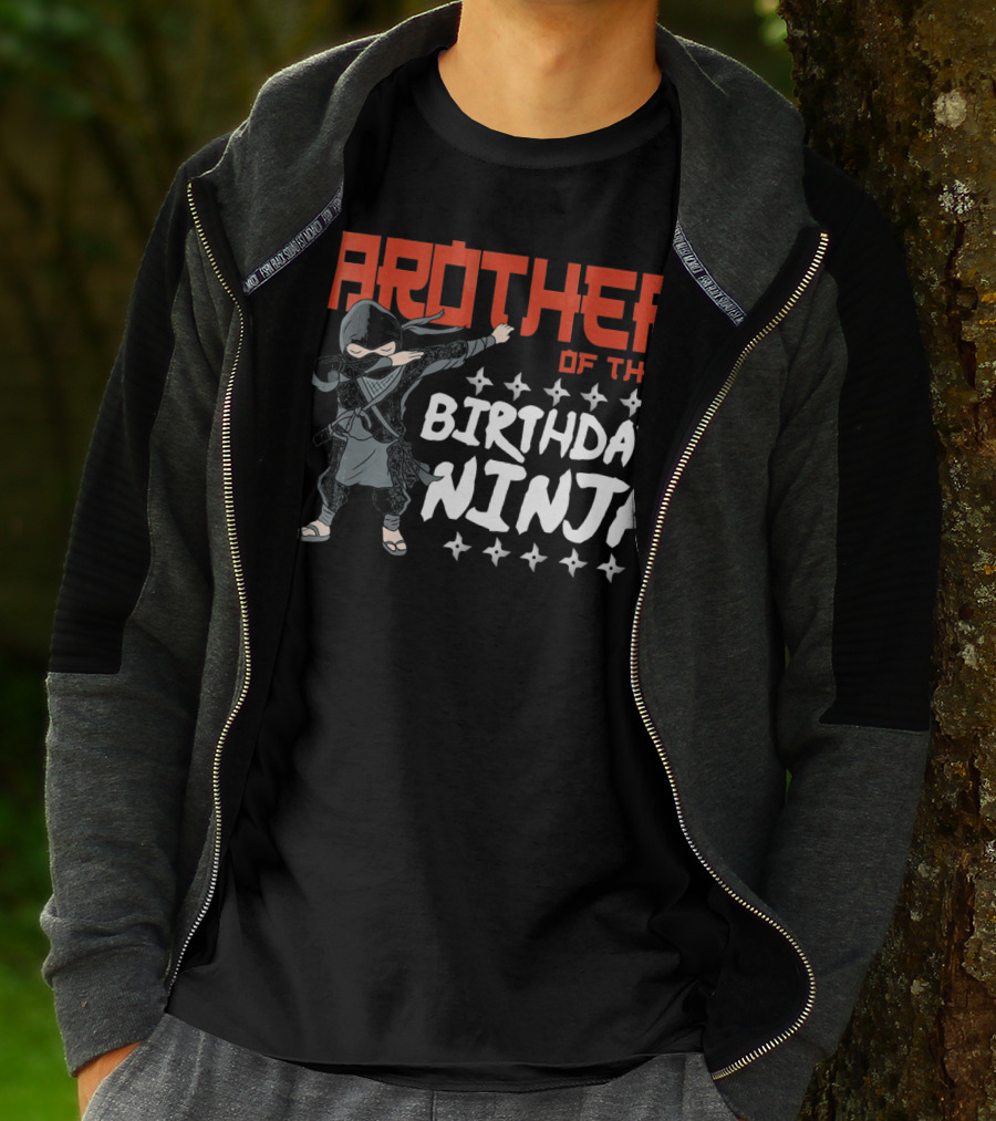 BROTHER OF THE BIRTHDAY NINJA T-Shirt