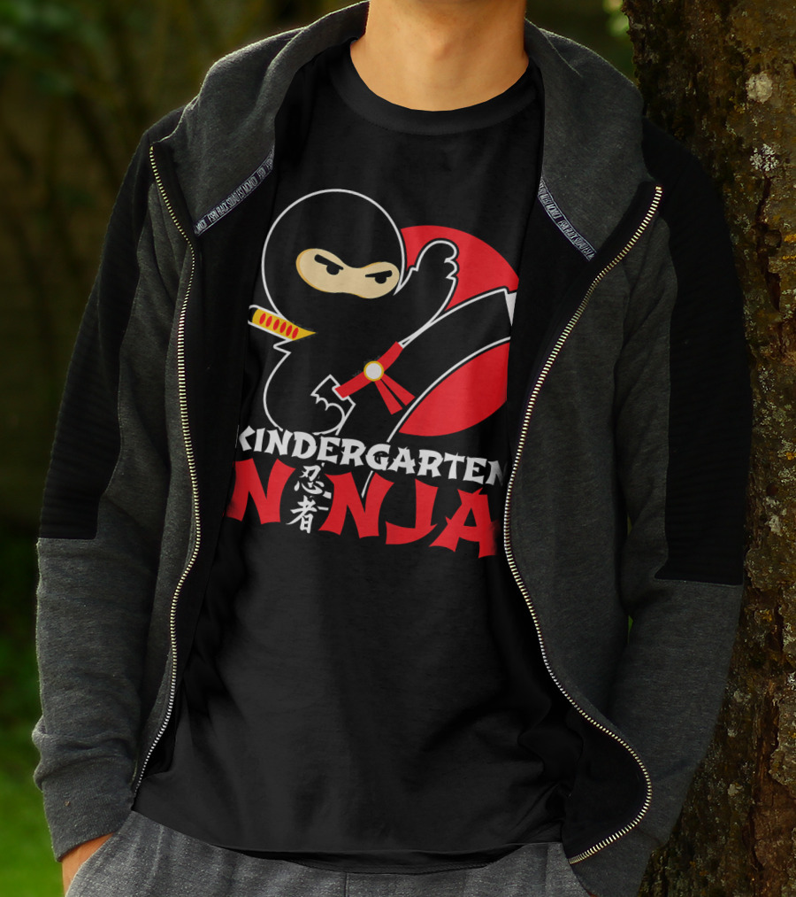 Kindergarten Ninja First Day Of School T-Shirt