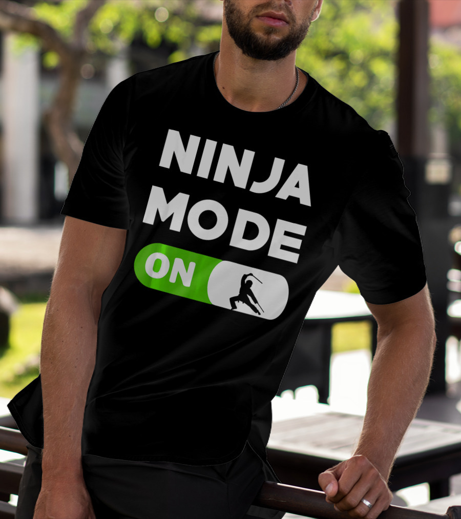 Ninja Mode ON Karate Judo Tae Kwon Do T-Shirt