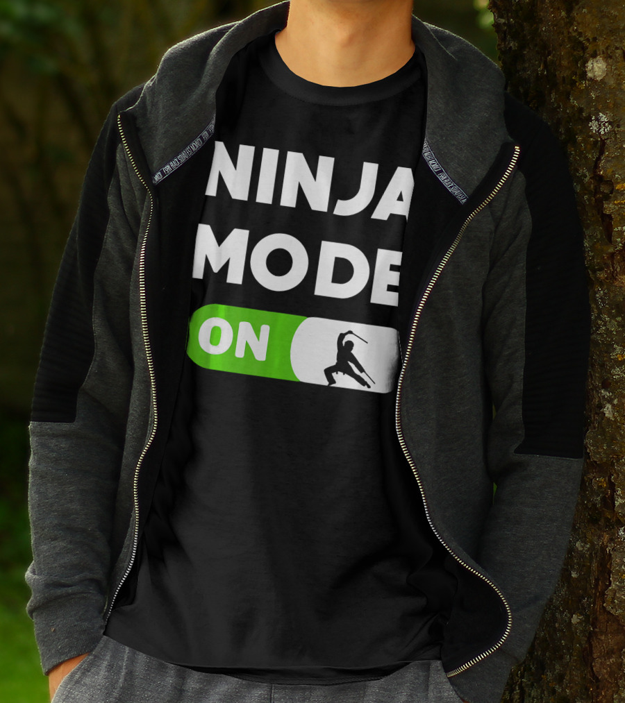 Ninja Mode ON Karate Judo Tae Kwon Do T-Shirt