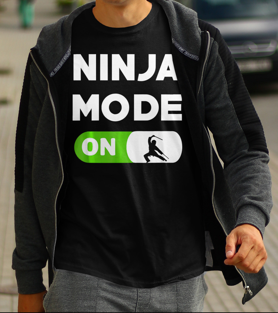 Ninja Mode ON Karate Judo Tae Kwon Do T-Shirt