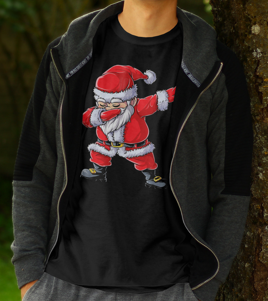 Christmas Santa Claus Dabbing T-Shirt