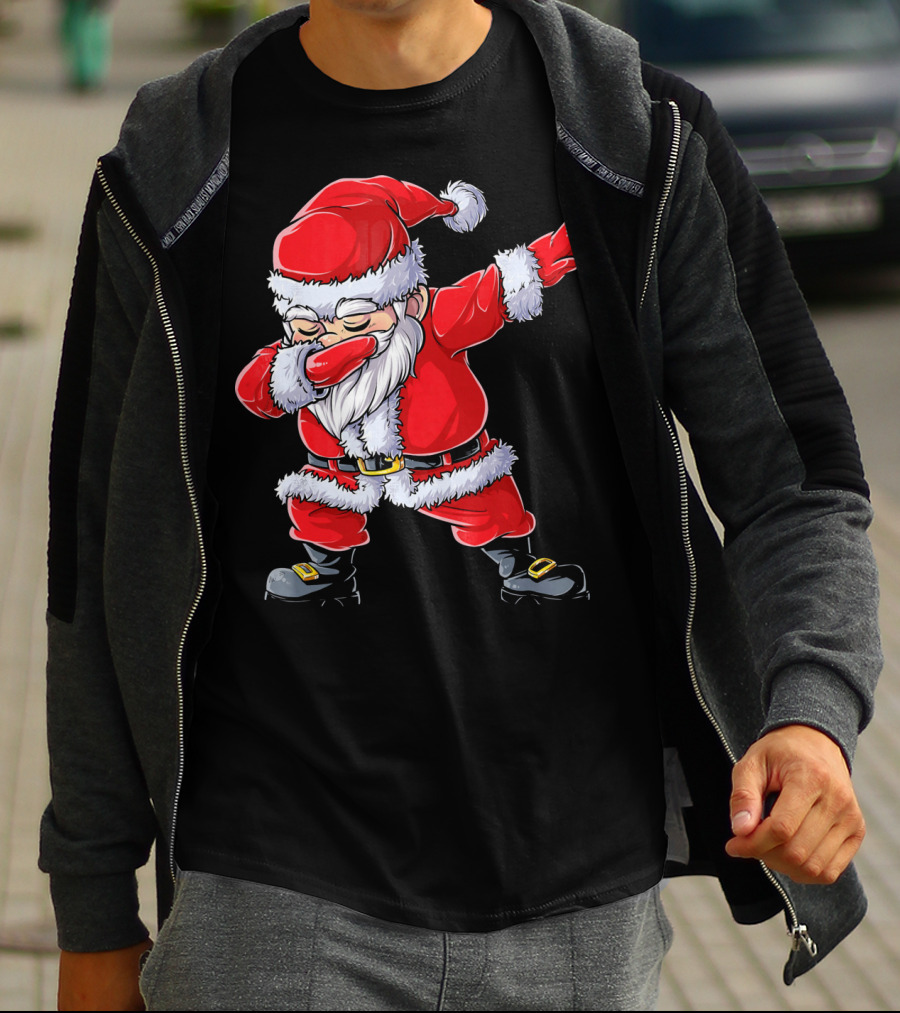 Christmas Santa Claus Dabbing T-Shirt