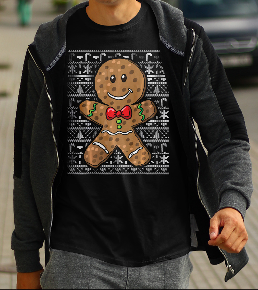 Gingerbread Man Christmas Holiday T-Shirt
