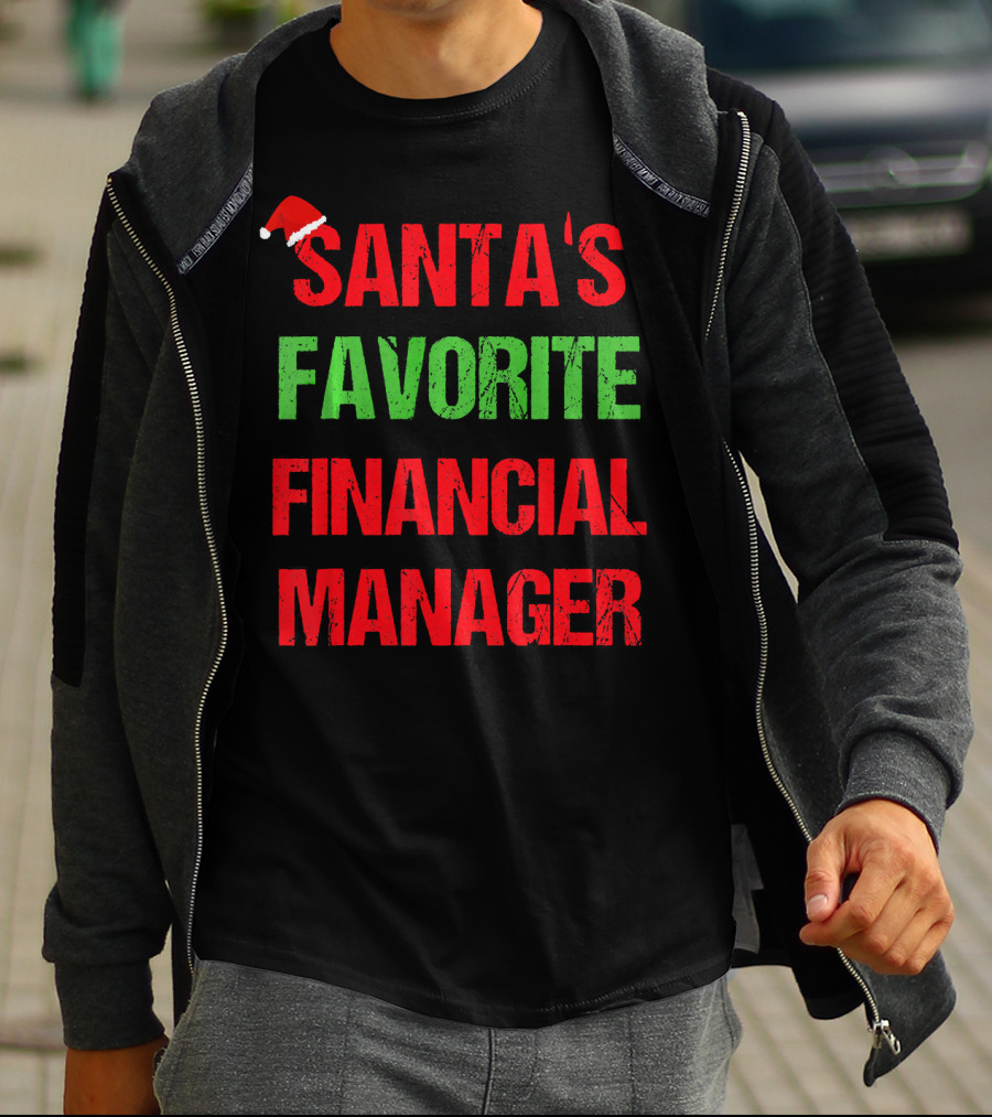 Santa's Favorite Financial Manager T-Shirt