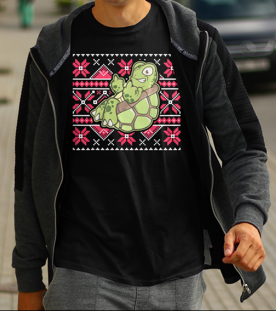 Ugly Christmas Turtle T-Shirt