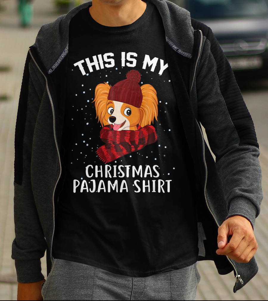 This Is My Christmas Pajama Shirt Papillon T-Shirt