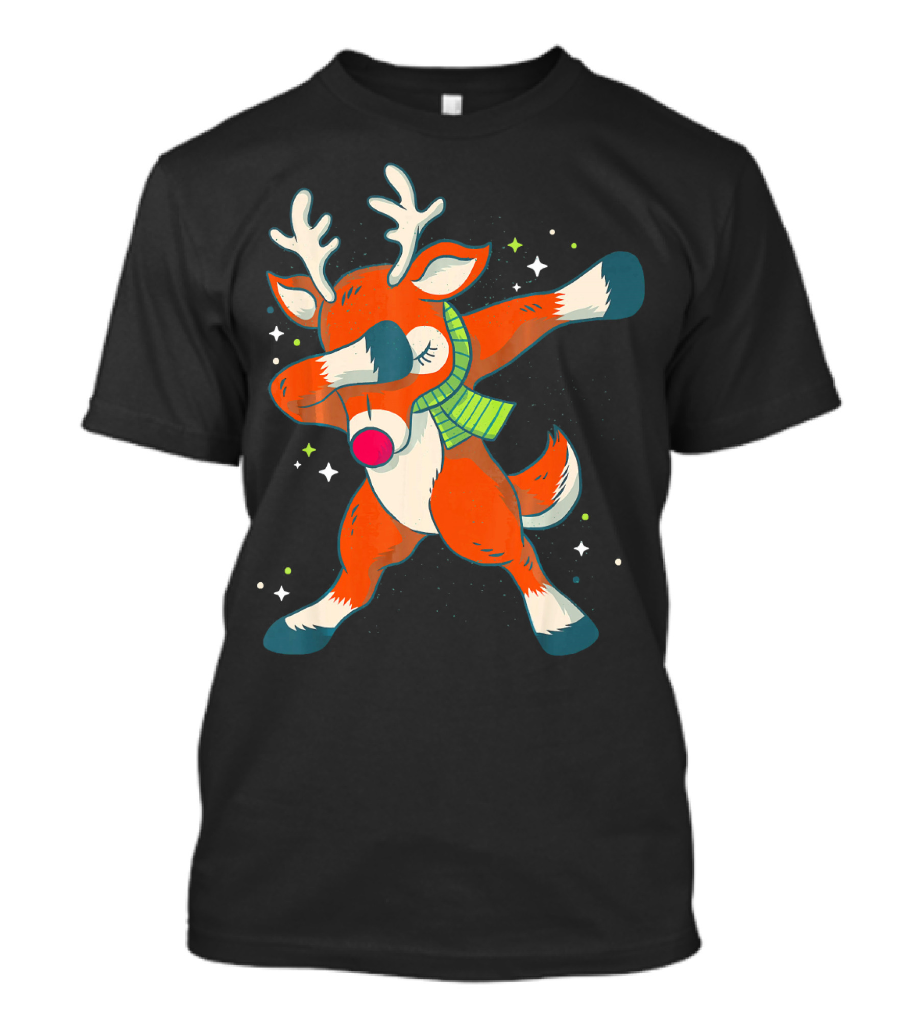 Merry Christmas Dabbing Deer Dab Dance Holiday Fun T-Shirt