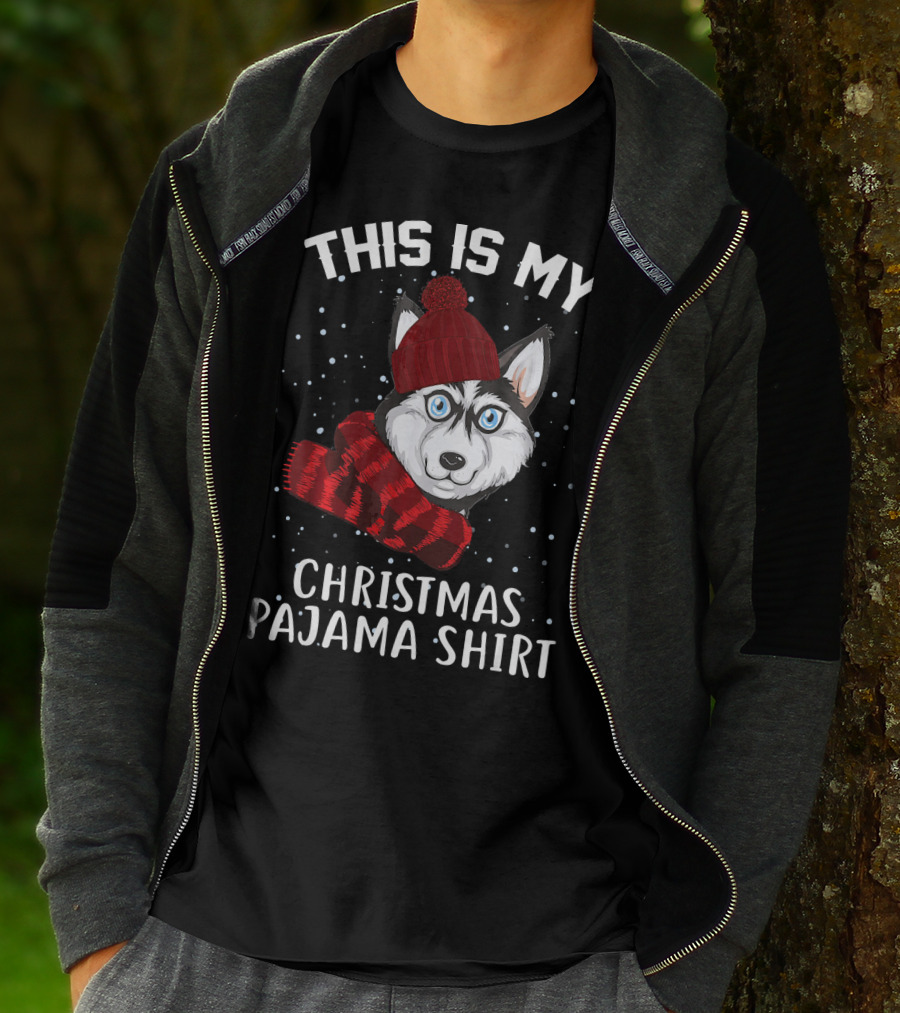 This Is My Christmas Pajama Shirt Husky T-Shirt