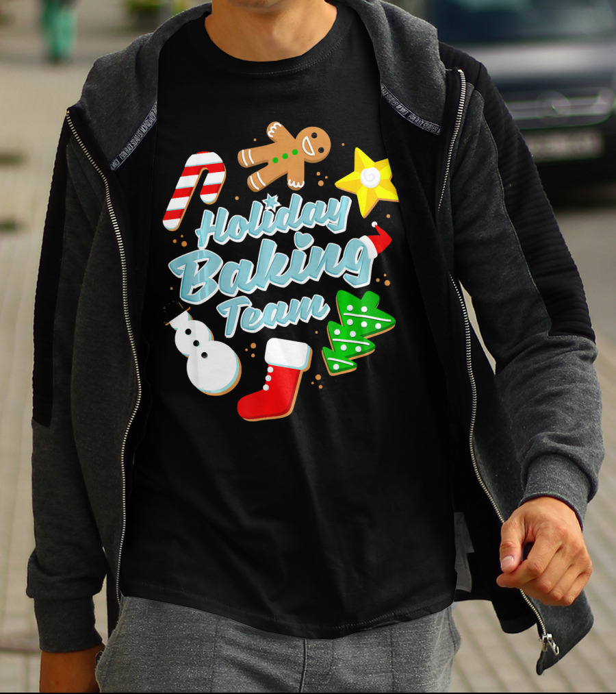 Holiday Baking Team Ugly Christmas Funny Baker T-Shirt