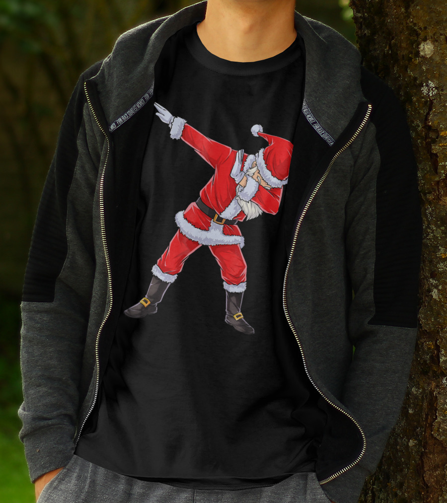 Dabbing Santa Christmas Dance Pose T-Shirt